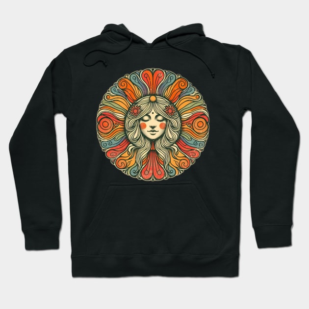 hippie psychedelic spiritual mandala Hoodie by Anthony88